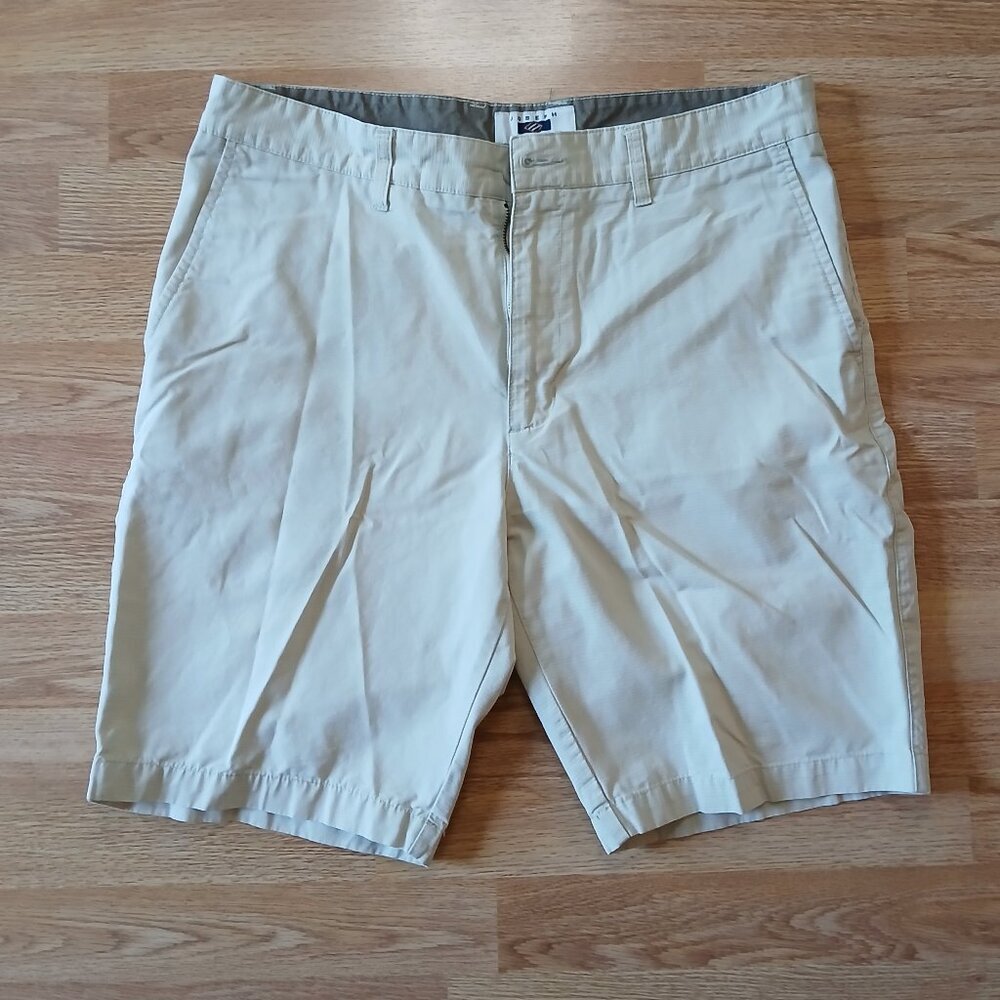 Joseph Aboud Modern Fit Chino Shorts Beige Size 34